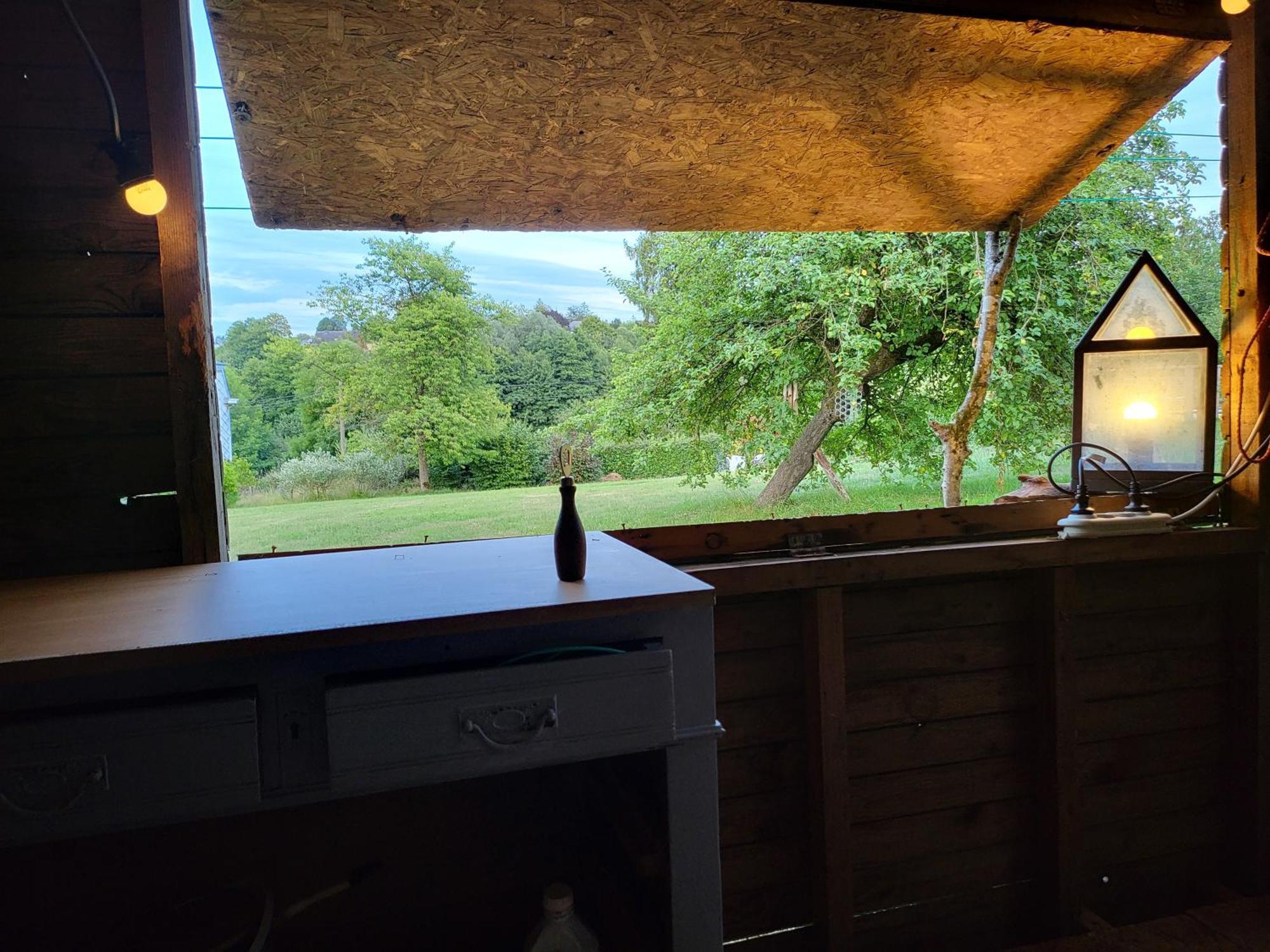 A La Salle De Jeux Et Son Jardin Autour De La Cabane Verte Dinant Buitenkant foto